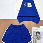 Đồ bộ quần đùi áo tay ngắn in chữ bB