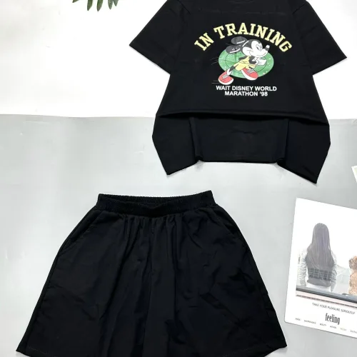 Đồ bộ quần đùi áo tay ngắn in chữ in training