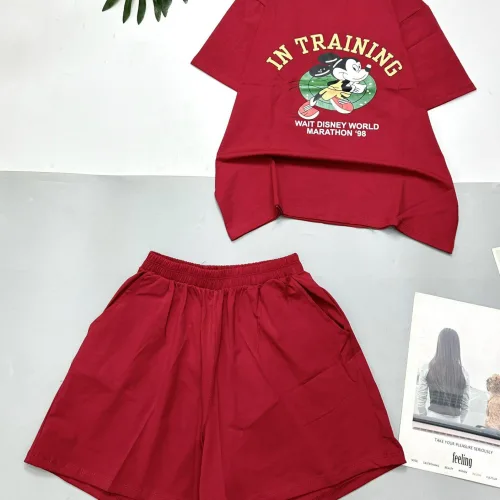 Đồ bộ quần đùi áo tay ngắn in chữ in training