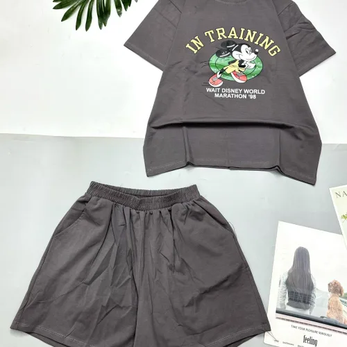 Đồ bộ quần đùi áo tay ngắn in chữ in training