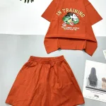 Đồ bộ quần đùi áo tay ngắn in chữ in training