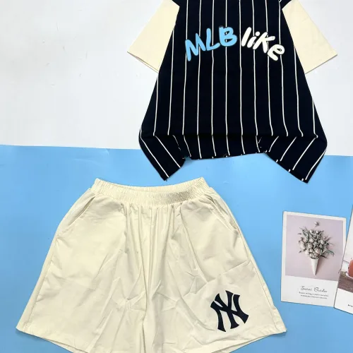 Đồ bộ quần đùi áo tay ngắn in chữ MLB LIKE