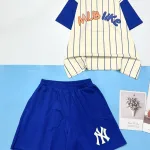 Đồ bộ quần đùi áo tay ngắn in chữ MLB LIKE