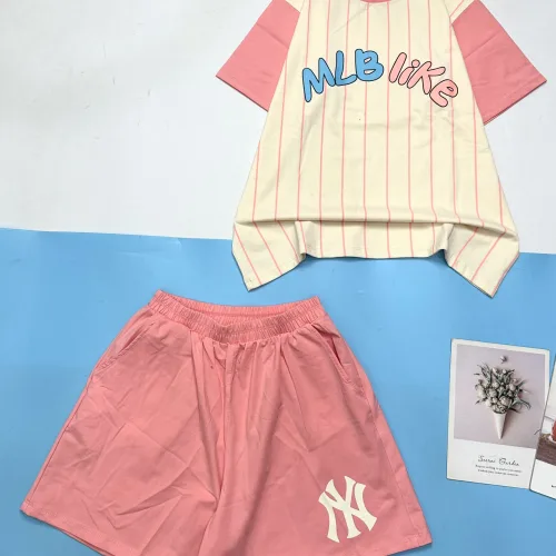 Đồ bộ quần đùi áo tay ngắn in chữ MLB LIKE