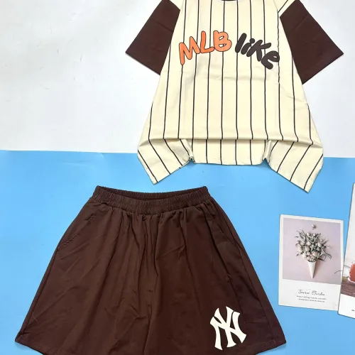 Đồ bộ quần đùi áo tay ngắn in chữ MLB LIKE