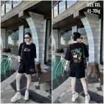 Đồ bộ quần đùi  áo tay ngắn in chữ sez...