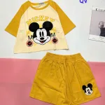 Đồ bộ quần đùi  áo tay ngắn in chuột