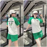 Đồ bộ quần đùi áo tay ngắn in hình chuột mickey