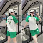 Đồ bộ quần đùi áo tay ngắn in hình chuột mickey