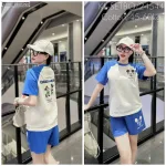 Đồ bộ quần đùi áo tay ngắn in hình chuột mickey