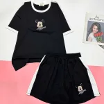 Đồ bộ quần đùi áo tay ngắn in hình chươt Mickey nhỏ