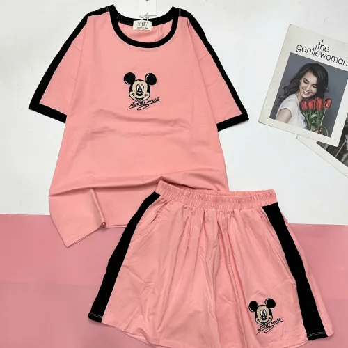 Đồ bộ quần đùi áo tay ngắn in hình chươt Mickey nhỏ