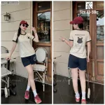 Đồ bộ quần đùi áo tay ngắn in hình gấu pooh trên áo quần