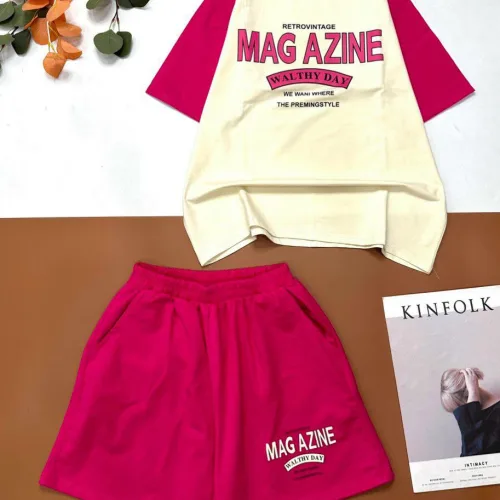 Đồ bộ quần đùi áo tay ngắn in MAG AZINE