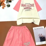 Đồ bộ quần đùi áo tay ngắn in MAG AZINE