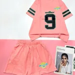 Đồ bộ quần đùi áo tay ngắn in số 7
