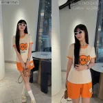 Đồ bộ quần đùi áo tay ngắn in XX