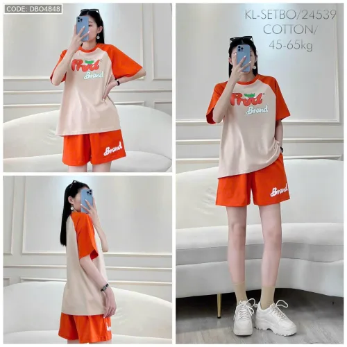 Đồ bộ quần đùi áo tay ngắn size lớn