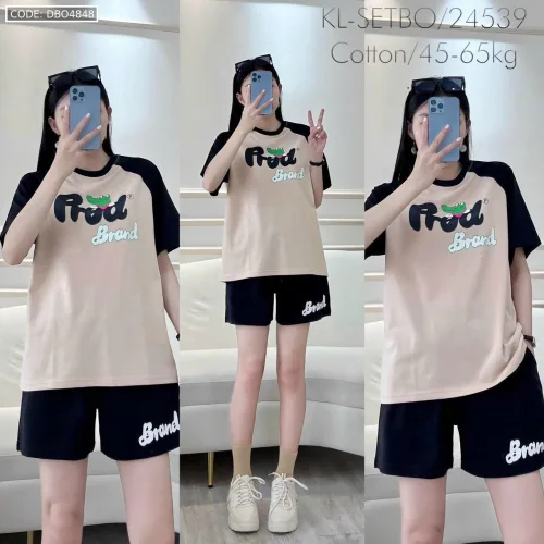 Đồ bộ quần đùi áo tay ngắn size lớn