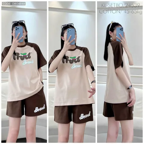 Đồ bộ quần đùi áo tay ngắn size lớn
