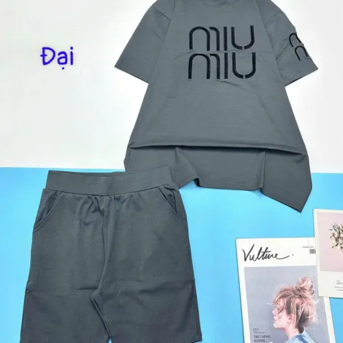 Đồ bộ quần đùi áo tay ngắn size lớn in 2 chữ miu