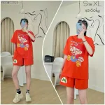 Đồ bộ quần đùi áo tay ngắn size lớn nhiều chữ
