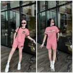 Đồ bộ quần đùi áo tay ngắn thể thao