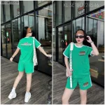 Đồ bộ quần đùi áo tay ngắn thể thao