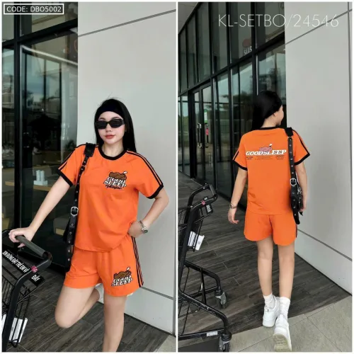 Đồ bộ quần đùi áo tay ngắn thể thao