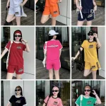 Đồ bộ quần đùi áo tay ngắn thể thao
