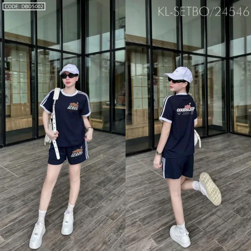 Đồ bộ quần đùi áo tay ngắn thể thao