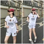 Đồ bộ quần đùi áo tay ngắn thuê chữ dessports