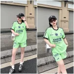Đồ bộ quần đùi áo tay ngắn thuê chữ dessports