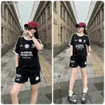 Đồ bộ quần đùi áo tay ngắn thuê chữ dessports