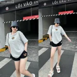 Đồ bộ quần đùi áo tay ngắn thuê hình đầu gấu bears