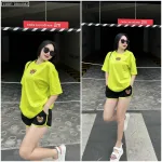 Đồ bộ quần đùi áo tay ngắn thuê hình đầu gấu bears