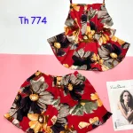 Đồ bộ quần đùi bèo áo dây in nhiều hoa