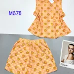 Đồ bộ quần đùi ca rô cotton áo sát nách in nhiều hình khác nhau