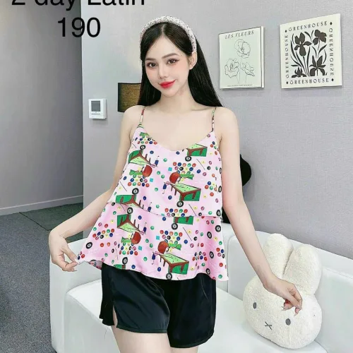 Đồ bộ quần đùi latin áo dây