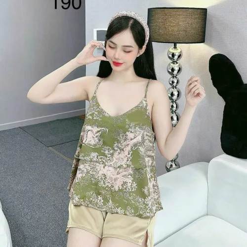 Đồ bộ quần đùi latin áo dây