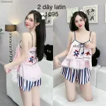 Đồ bộ quần đùi  latin áo hai dây