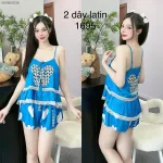 Đồ bộ quần đùi  latin áo hai dây