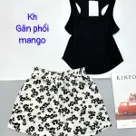Đồ bộ quần đùi mango áo ba lỗ gân