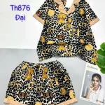 Đồ bộ quần đùi mango pijama có túi trước in nhiều hình