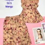 Đồ bộ quần lửng áo sát nách cổ gấp nhiều hoạ tiết có 4 size