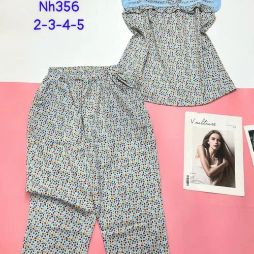 Đồ bộ quần lửng áo sát nách nhiều hoạ tiết phối màu