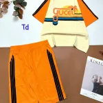 Đồ bộ quần lửng áo tay ngắn cổ tròn in hình cây dừa