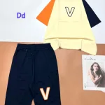 Đồ bộ quần lửng áo tay ngắn cổ tròn thuê chữ V