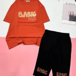 Đồ bộ quần lửng áo tay ngắn in nhiều BASIC