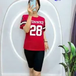 Đồ bộ quần lửng áo tay ngắn in số 28